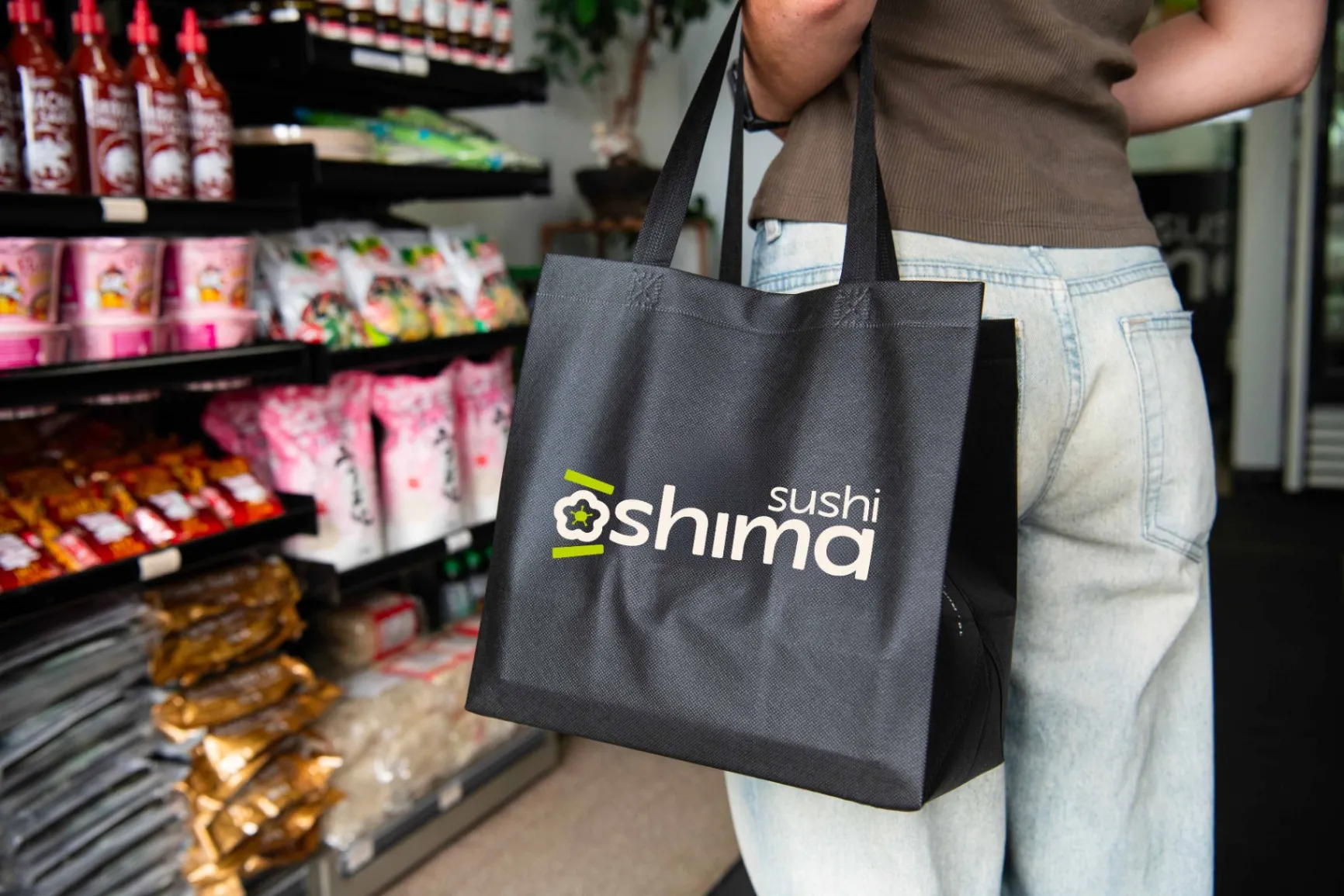 Sac de commande à emporter Sushi Oshima